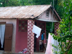 Typical Haitian house