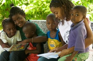 A library without walls: reading to young children program
