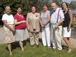 Jenifer Grant, Karen Birch and Liana Valente (Sigma Alpha Iota members), Phyllis Greenberg, Stuart Ingersoll, Kathleen Maher