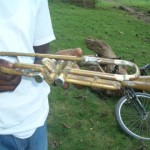 Another taped and patched trumpet