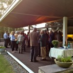 SCEH supporters and music lovers enjoying a reception after the concert