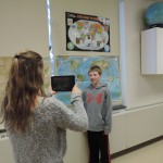 Videotaping an EES student