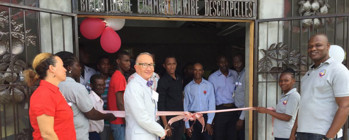 Collaboration between SCEH and ODES resulted in the opening of a community library.